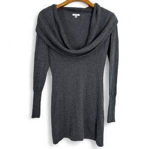 Caché Gray Cowl Neck Sweater